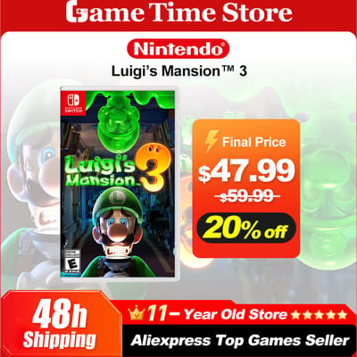 Luigi's Mansion 3 Nintendo Switch-spelaanbiedingen 100% officiële originele fysieke gamekaart Avontuurgenre voor Switch OLED Lite