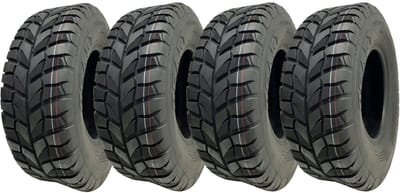 25x8.00-12 (205/80-12) ATV-banden, 6-laags, WP07 OBOR Beast 47N, goedgekeurd voor de openbare weg (set van 4)