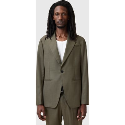 AllSaints Ward Blazer Khaki Brown Taglia: 44 | Blazers Outlet | Uomo | Marrone