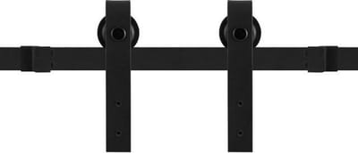Schuifdeursysteem - Zwart - Staal verzinkt - GPF - GPF0600.61 Lanka mini zwart 100 cm