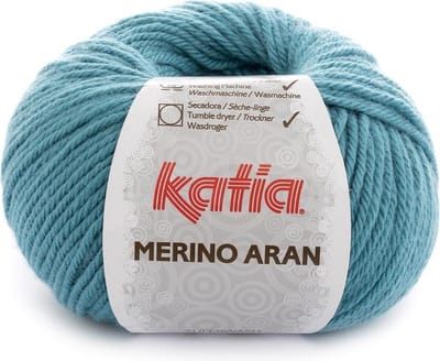 Katia Merino Aran - 73 turquoise - Merinogaren