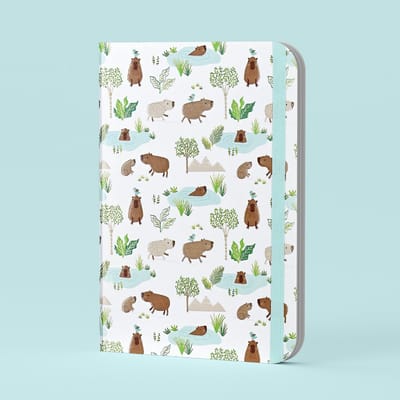 Mid size notitieboek Peter Pauper The Capybara Life