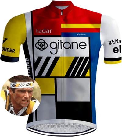 Retro Wielershirt Combi shirt Le Blaireau - REDTED - S
