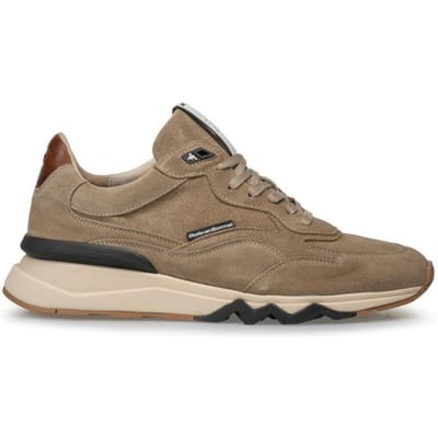 Floris van Bommel - DE ZAGER 02.02 - Lage sneakersVrije tijdsschoenenHeren sneakers - Kleur: Taupe - Maat: 45.5