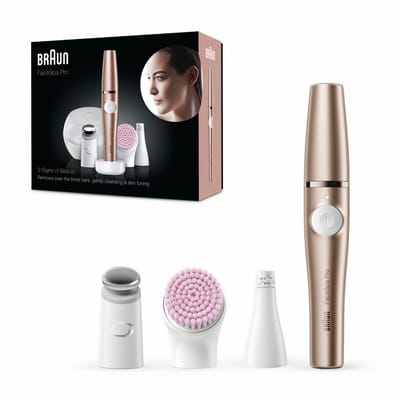 Braun FaceSpa Pro 921 - Gezichtsepilator - Brons - Met 3 Extra’s