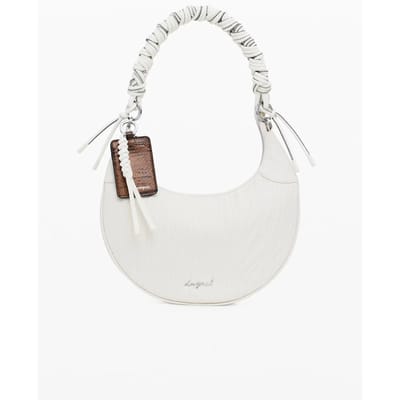 Desigual schoudertas Helium Calgary Shoulder Bag Beige Crude crème