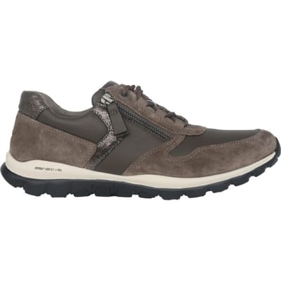 Gabor rollingsoft sensitive 76.969.30 - dames rollende wandelsneaker - Grijs - maat 37.5 (EU) 4.5 (UK)