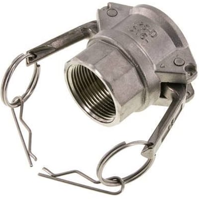 Camlock DN 32 (1 1/4'') Koppeling Rvs1 1/4'' NPT binnendraad Type D MIL-C-27487