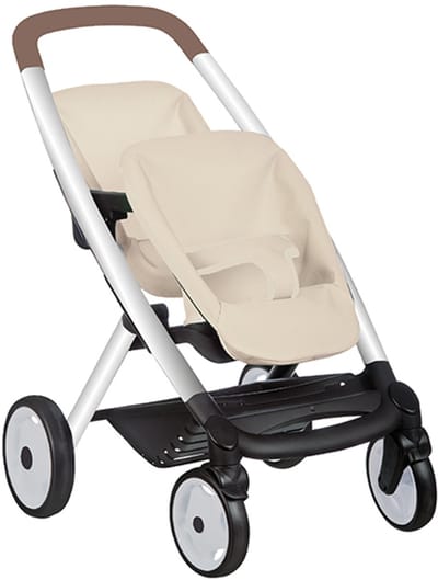 Smoby - Maxi cosi duowagen voor 2 poppen tot 42cm - multidirectionele wielen