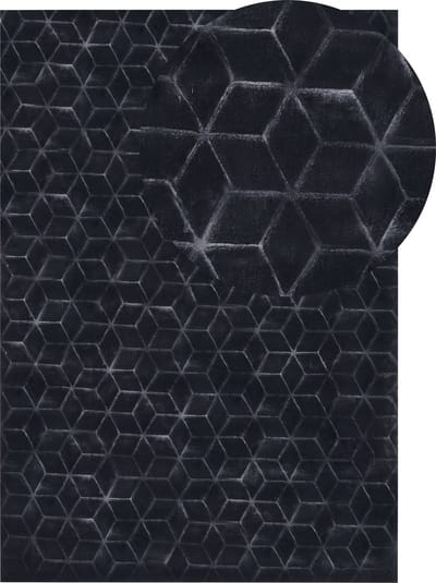 THATTA - Shaggy vloerkleed - Zwart - 160 x 230 cm - Polyester