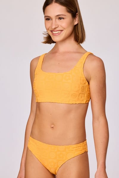 Woody bikini meisjes - abrikoos - 261-10-YAB-A/505 - maat 140