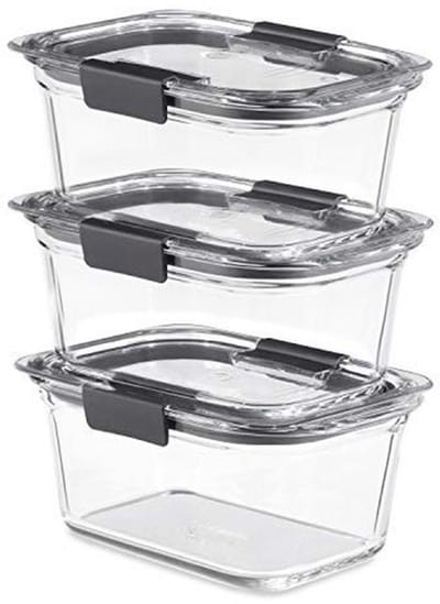 Foodstorage Containers met deksel 3-pack voor Opbergen en Verwarmen