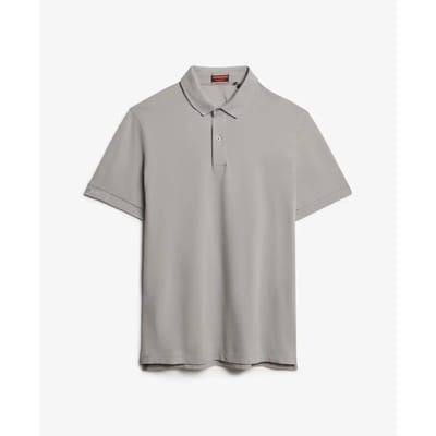 Superdry City Pique Korte Mouw Poloshirt Grijs 2XL Man