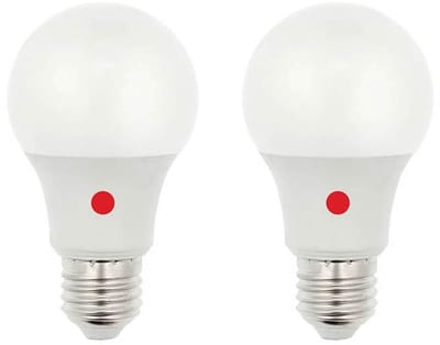 VITO LED Lamp met Dag/Nacht sensor A60 E27 - 9W (vervangt 60W) - 810lm - 4000K - Ø64mm - 220-240V - Energiezuinig - 2 stuks