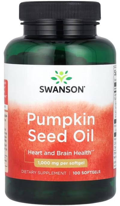 Superfoods - Pumpkin Seed Oil - 1000mg - 100 Softgels - Swanson -