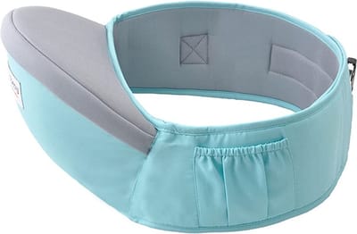 Babyheupzitje, babyheupzitje, lichtgewicht, voorste heupzitje baby, verstelbare babyheupkruk, babyheupzitje, babyheupzitje, ergonomisch, geschikt voor peuters, baby's (lichtblauw)
