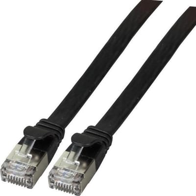 EFB NORDIC EFB-Elektronik patch cable - 25 cm - black - Zwart - 0.25m