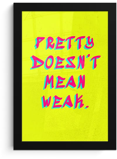 Poster in lijst - Fotolijst 20x30 cm - Posters - Quote - Minimalistisch - Kleurrijk - Posterlijst zwart - Decoratie - Wanddecoratie woonkamer - Muurdecoratie slaapkamer