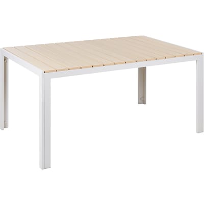 COMO - Tuintafel - Lichthout - 90 x 150 cm - Kunsthout