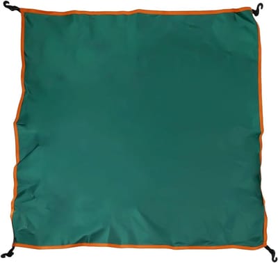 Tentzeil Regenbestendig - Tent Overkapping - Buiten Kamperen - Zilveren Coating - 148 x 148 cm - Groen