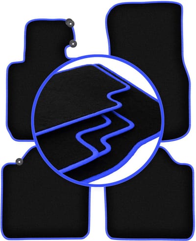 CARLUX-BLUE automatten voor: BMW 3 F34 Gran Tourismo (2013-2020)