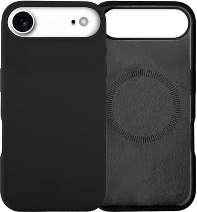 xoxo Wildhearts magnetisch hoesje geschikt voor iPhone 17 Air MagSafe - Shockproof silicone case (zwart ) - Backcover hoesje - Optimale bescherming - Telefoonhoesje met verhoogde camera rand - Zwart