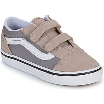 Vans Vans Old Skool V 2-tone Sneakers grijs Textiel