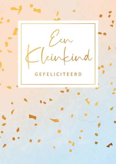 Kaart - Gold Rush - Een kleinkind, gefeliciteerd - GLD003