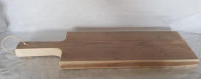 Hapjesplank Steigerhout met Touw | 60cm | Borrelplank | Steigerhouten Tappasplank | Kaasplank | Steigerplank | Hapjes | Borrel | Kaas | Tappas | Sushi | Plank | Landelijk |