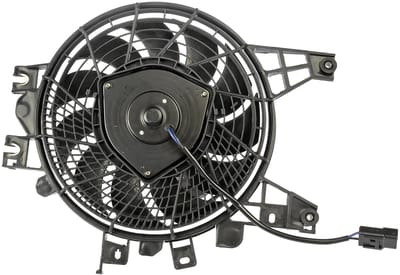 Radiator Ventilator - Koelventilator Motor - Motor Koelen - Directe Vervanging - 49.78 cm Lengte - Zwart