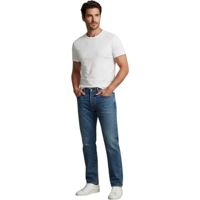 Levis 511 katoenen slim-fit jeans voor heren (Blauw)
