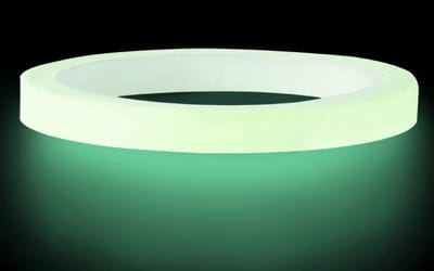 Lichtgevende Veiligheidstape Glow in the dark tape – 1 cm Breed – 8 Meter Lang - Tape