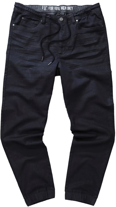 JP 1880 - Heren - Instapbroek FLEXNAMIC® elastische tailleband - Mat nachtblauw - Maat 3XL