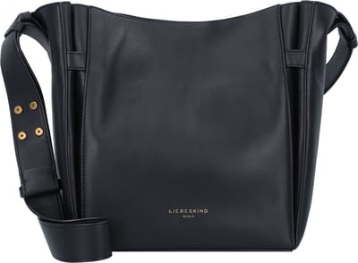 LIEBESKIND BERLIN Leren Schoudertas Kodiaq Sheep Hilla Hobo Bag Black Zwart
