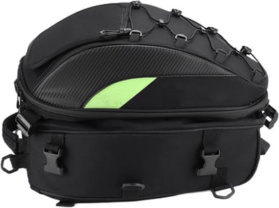 Waterdichte Motor Achterzit Bagage, Reflecterende Helm Tas, Hoogwaardige Oxford Stof, Universeel en Duurzaam