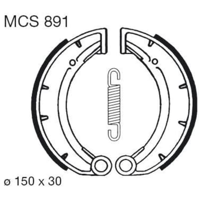 Remschoenset TRW MCS891