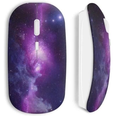 Souris Sans Fil Background Galaxy