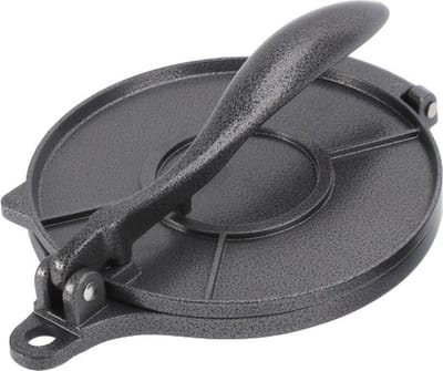 Livano Tortillapan - Tortilla Pers - Tortillapers - Maker - Press - Taco - Zwart - 16cm