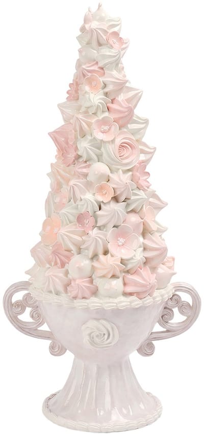Clayre & Eef Decoratie Taart Beige Kunststof