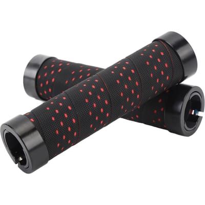 2 Set Fiets Stuur Grip Set Anti Slip Dubbele Vergrendeling PU Comfortabele Fiets Handvat Grip Set 22.2mm
