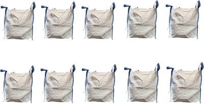Big Bag 60x60x60 cm - Zak voor Bouwafval & Tuinafval - 1000 kg Draagvermogen