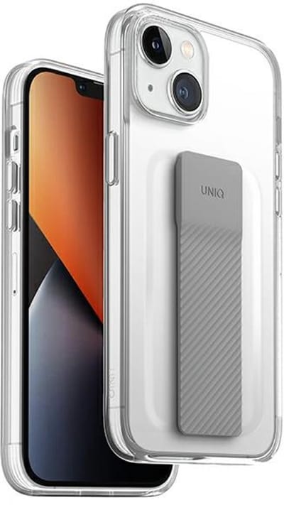 UNIQ Heldro Mount - Transparante iPhone Hoes - Elegante Bescherming - Stijlvol en Ergonomisch