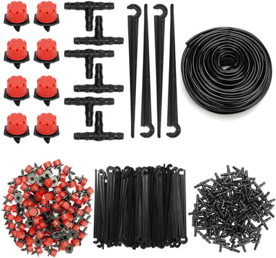 Allecto - Drip Irrigation Kit - Micro Irrigatiesysteem - 300-delige set - 131ft/40m - Automatisch watersysteem - Geschikt voor tuin en patio - Incl...