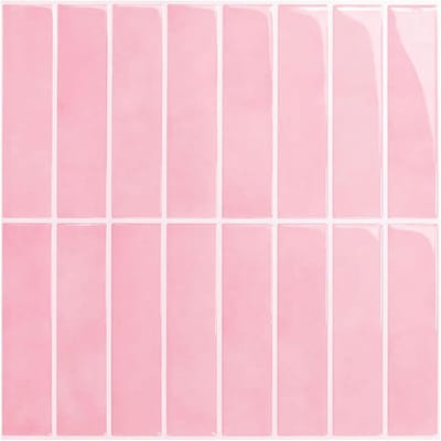 Set van 10 Zelfklevende 3D Tegelstickers voor Keuken en Badkamer, Waterdicht en Verwijderbaar, 30.5 x 30.5 cm, Vinyl Subway Wandtegels, Muurdecoratie, Tegelrenovatie