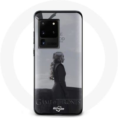 Coque pour Samsung Galaxy S20 Ultra Game of Thrones Saison 8 Daenerys Targaryen feu et sang Le Trône
