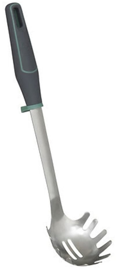 5Five Pasta opscheplepel - zilver - RVS - 34 cm - Keukengerei/spaghetti lepel - Robuust/duurzaam