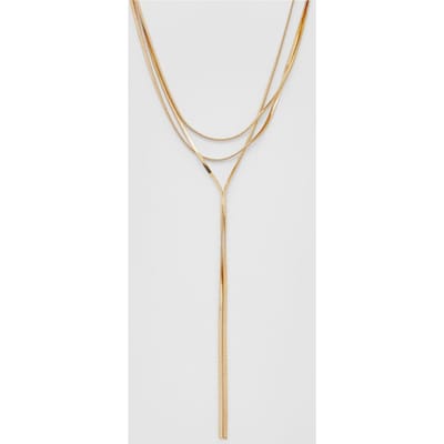 Stradivarius Lange ketting met meerdere schakels  Goud OS