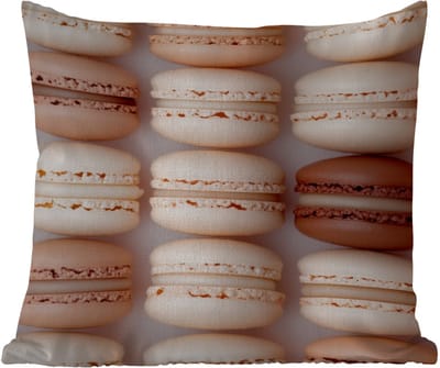 Tuinkussen - Macarons - Beige - Bruin - 40x40 cm - Weerbestendig