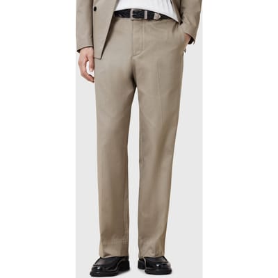 AllSaints Newton Trouser Stone Grey Taglia: W38 | Pantaloni Outlet | Uomo | Grigio