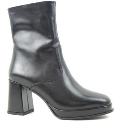 Tamaris Enkellaarsjes zwart Leer 192211 - Dames - Maat 37